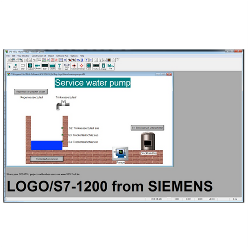 MHJ M003.020-S | S7 & LOGO! Virtual Plant Simulation Software, Business License, S7-PLC (1200/Logo) Simulation Software