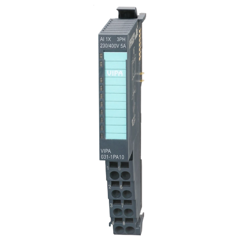 VIPA 031-1PA10 | SM031 SLIO Analog Input Module, 1x3Ph, 230/400V, 1A