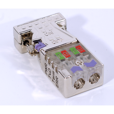 PROFIBUS DP Connector 0° with Diagnostic LEDs | VIPA 972-0DP30