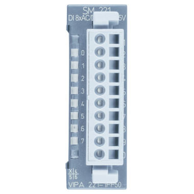VIPA 221-1FF50 | SM221 Digital Input Module, 8DI / 180€265V - VIPA USA