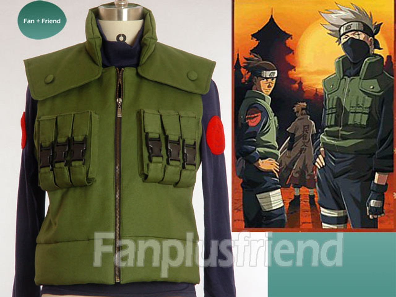 Naruto Cosplay] Kakashi Vest, for Chuunin and Jounin of Konoha