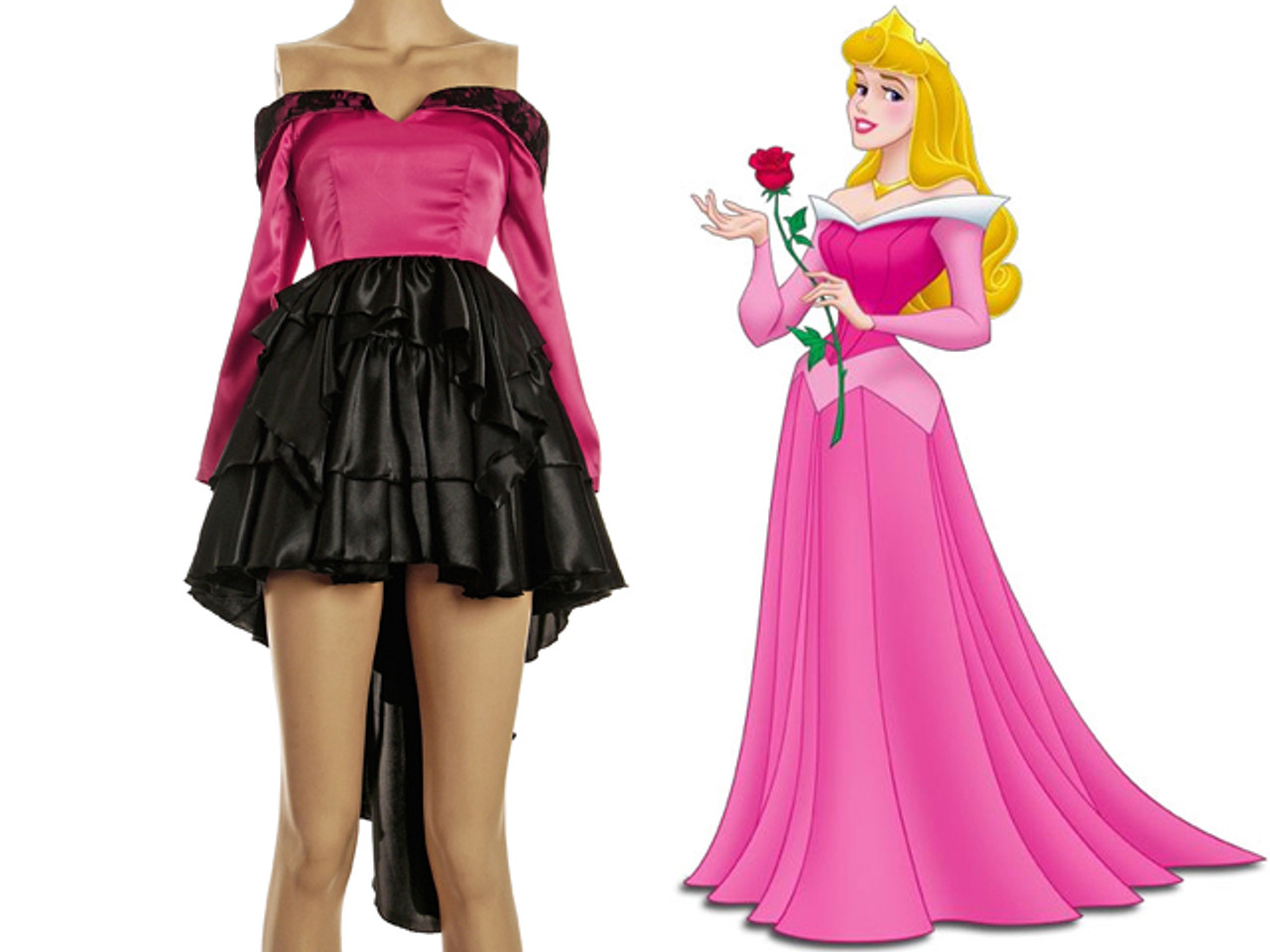 Disney Costumes, Disney Princess Dress Adult Sleeping Beauty Dress Cosplay  