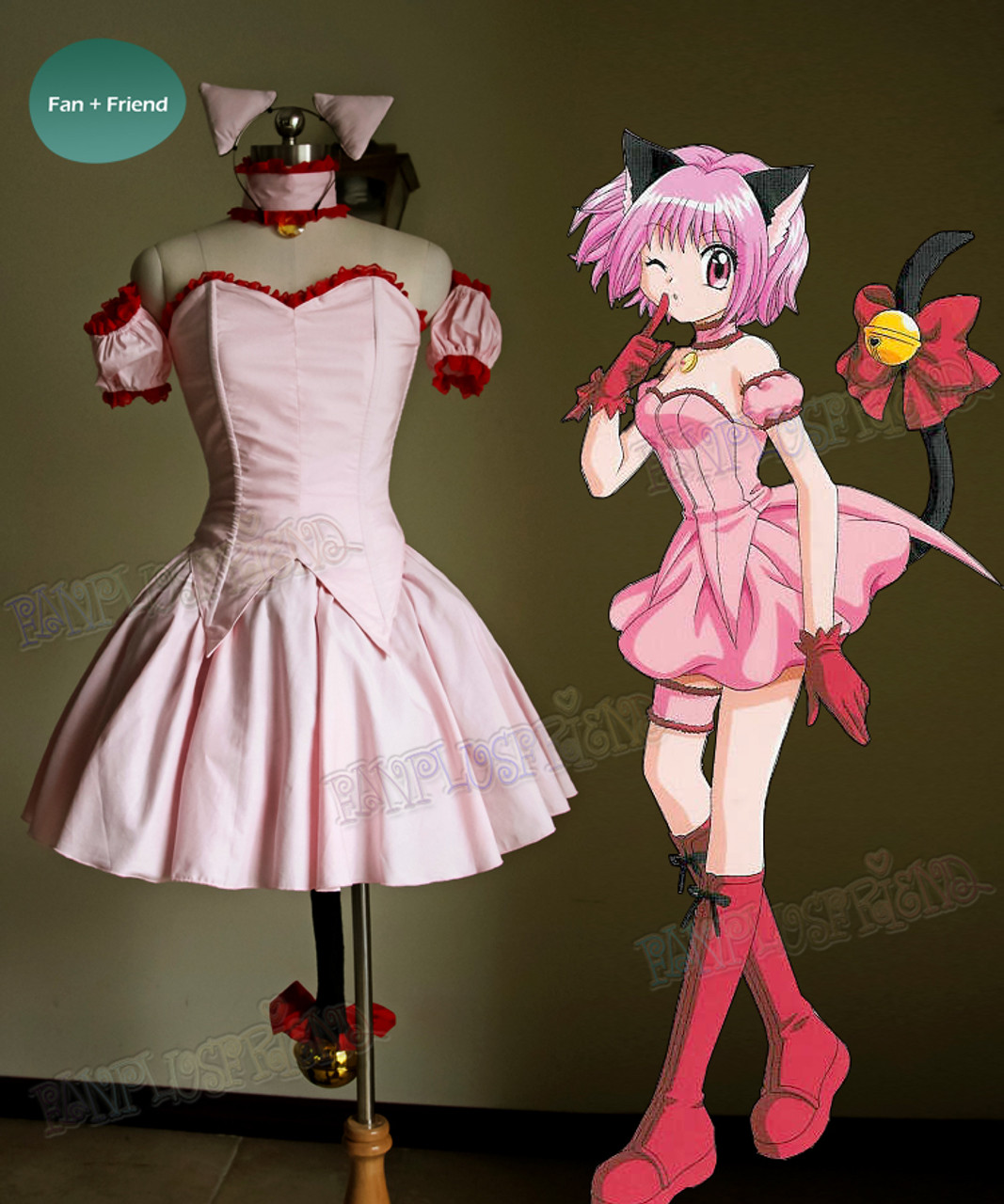 Get Wallpaper Tokyo Mew Mew Cosplay Mew Ichigo Momomiya Costume Outfit Desktop Wallpaper Free