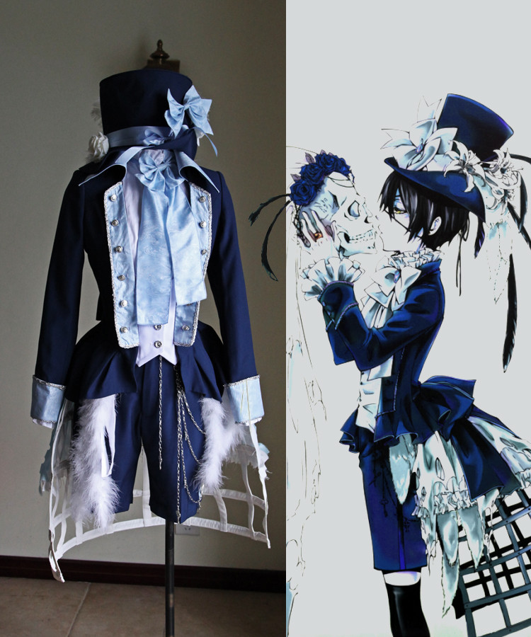 Black Butler Kuroshitsuji Cosplay Ciel Phantomhive Costume Set