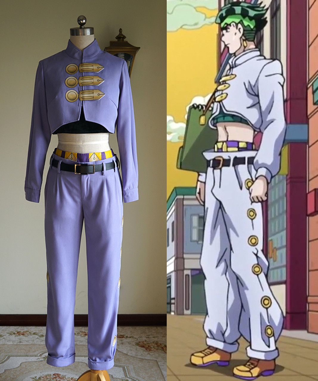 JoJo's Bizarre Adventure Battle Tendency Caesar Anthonio Zeppeli Cosplay  Costume | eBay