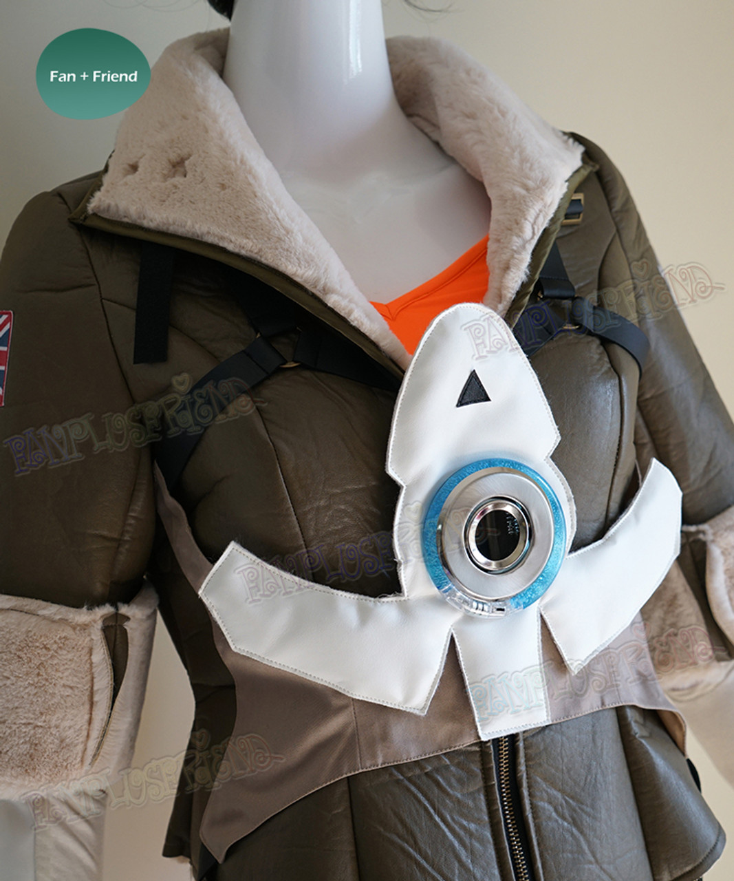 Armadura personalizada de overwatch, cosplay lena oxton tracer, pele de  cadetes, oxton - AliExpress