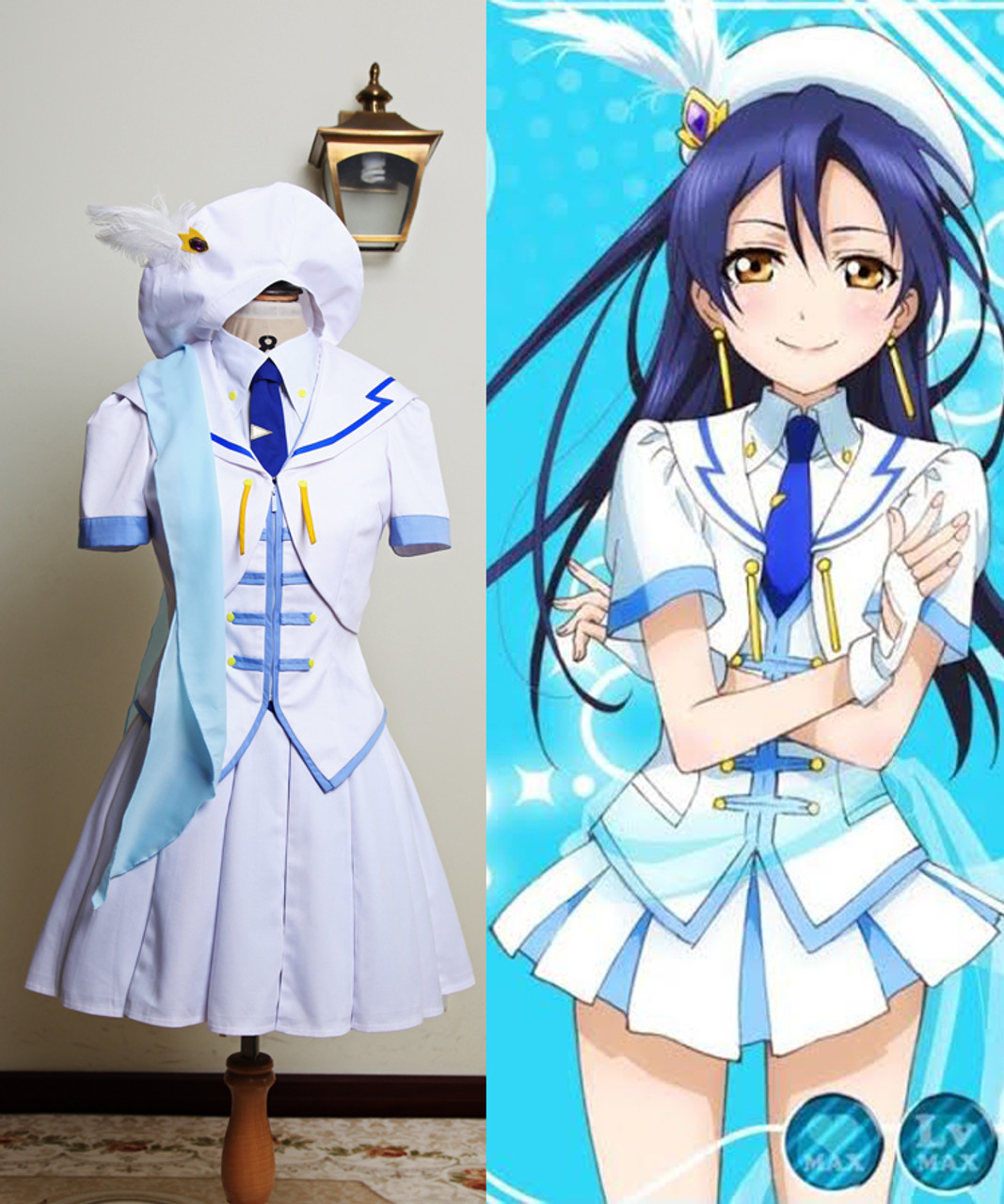 Love Live School Idol Project Cosplay Sonoda Umi Uniform Costume Set