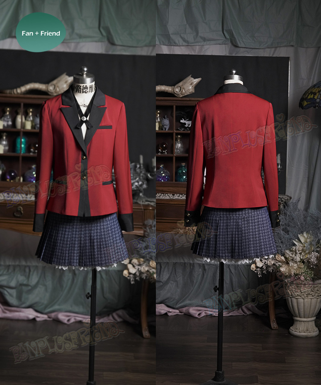 Kakegurui Cosplay, Yumeko Jabami School Uniform Costume Set