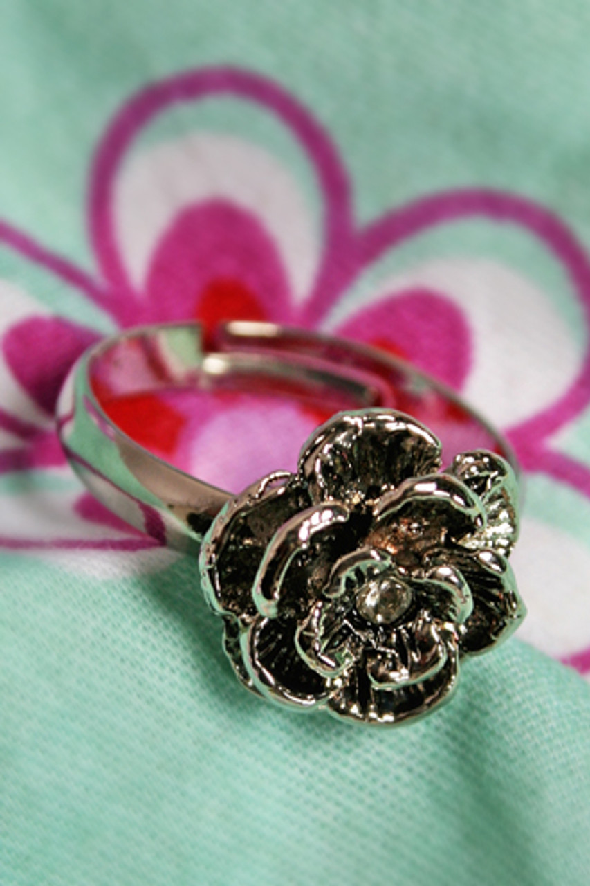 Gothic Antique Bronze Rose Ring (Rozen Maiden)