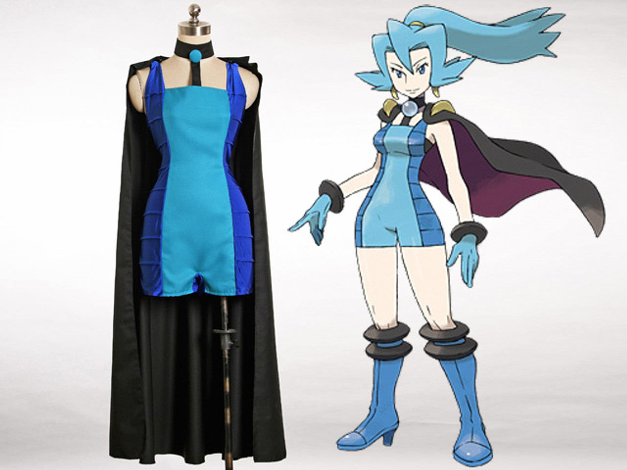 Pokemon HeartGold & SoulSilver Cosplay Clair Costume Set