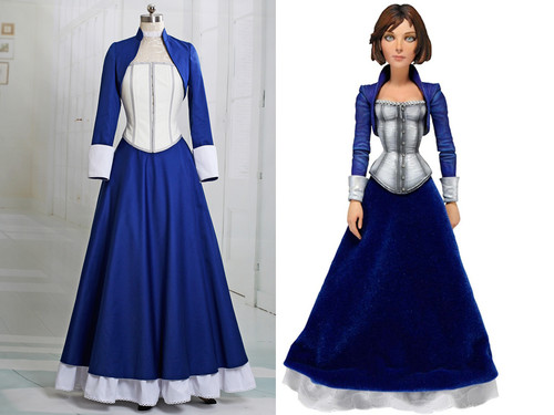 BioShock Infinite Cosplay Elizabeth Costume Outfit