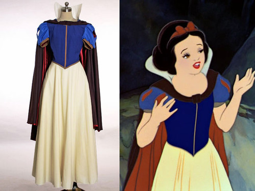 Disney Snow White and the Seven Dwarfs Cosplay, Princess Snow White Costume