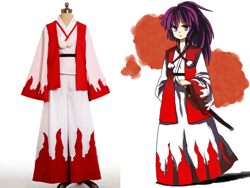 Touhou Project, The Story of Eastern Wonderland Cosplay, Meira Kimono Costume Set