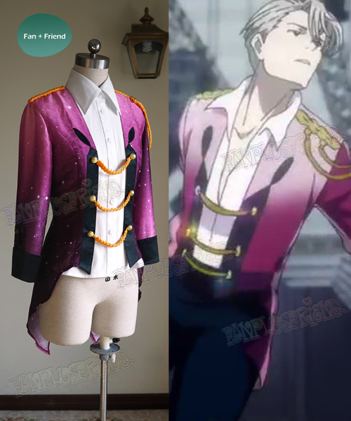 Yuri!!! on Ice Cosplay, Champion Viktor Nikiforov Uniform Costume 