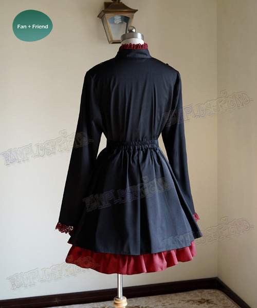 RWBY Cosplay, Ruby Rose Gothic Outfit Costume