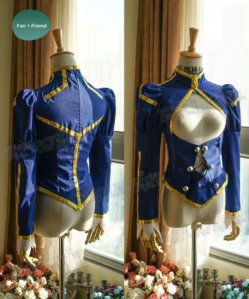 Fate Stay Night Cosplay, Saber Combat Outfit Costume