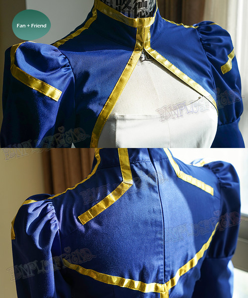 Fate Stay Night Cosplay, Saber Combat Outfit Costume