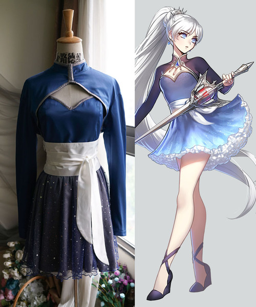 RWBY Cosplay, Weiss Schnee Costume Set