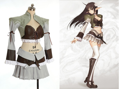 Shinning Tear x Wind Cosplay Xecty Ein Costume Set