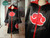 Naruto Cosplay Akatsuki Costume Hooded Cloak