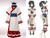 Utawarerumono Cosplay, Eruru Kimono Outfit*4pcs