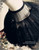Lolita Tulle Skirt Midi Skirt A Line Steel Boned Petticoat Underskirt White Black