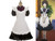 Madlax Cosplay, Elenore Baker Costume Maid Outfit
