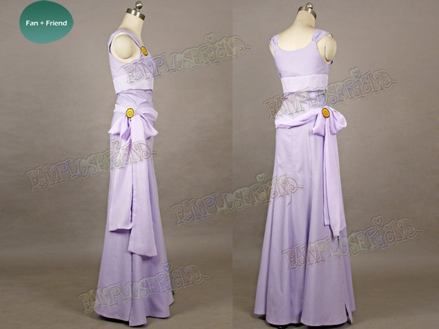 Disney Hercules Cosplay, Meg/Megara Costume Dress