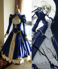 Fate Stay Night Cosplay, Saber Combat Outfit Costume