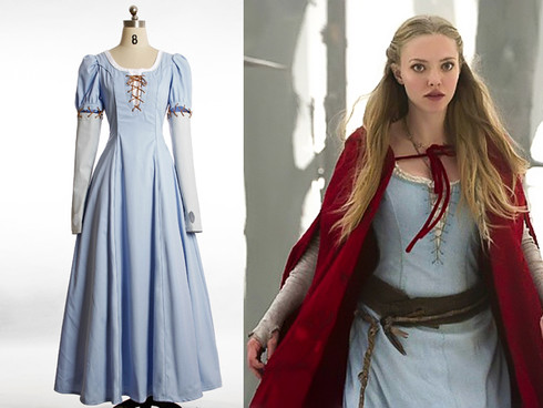 Red Riding Hood (Movie) Cosplay, Valerie Costume Renaissance Medieval Dress