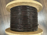 High Temperature Cable 22/2 Unshielded FEP/FEP Plenum Black, 500 Feet