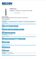Belden 8467, 18/7C Audio Control and Instrumentation Cable 100FT