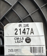 Belden 2147A 0101000 Cat-6A Indoor/Outdoor Cable, 4 PR, U/UTP CM-LS, LSZH 1000ft