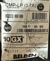 Belden 10GXS13 Cat6A 23/4P UTP Plenum White 1000FT
