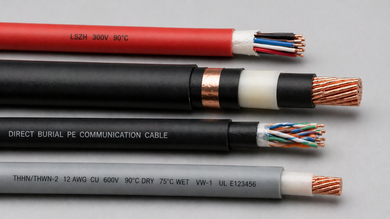 Common Cable Insulation Materials: PVC, XLPE, PE, LSZH