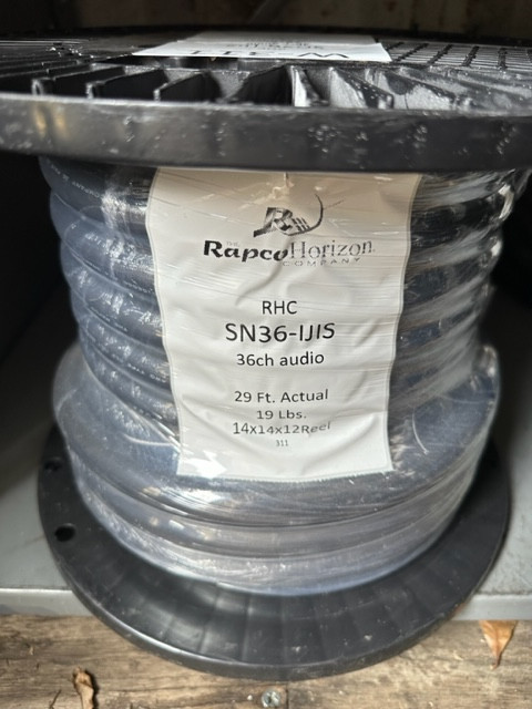 RapcoHorizon SN36-IJIS 24AWG 36PR Snake CL2 29FT