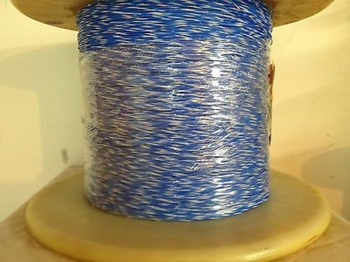 High Temperature PTFE Wire Gauge 26 (19Strands) Type E Blue-White 1000ft