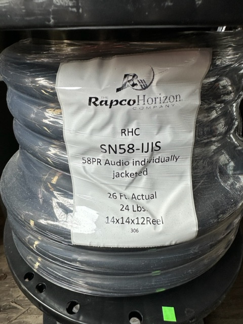 RapcoHorizon SN58-IJIS 24AWG 58PR Snake CL2 25FT