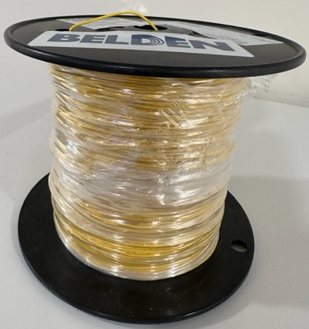 Belden 83005 0041000 Wire 22 AWG SPC PTFE M16878/4 200C, 600V Yellow 1000 Feet