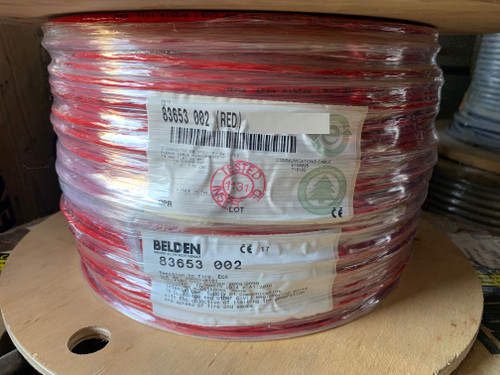 Belden 83653 00250 Cable 18/3 Shielded #18 Wire FEP Plenum 250 FEET