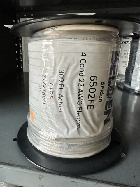 Belden 6502FE 22/4C Shielded CMP 300FT