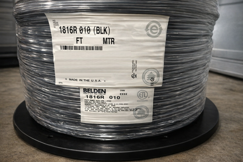 Belden 1816R Audio Snake Cable 6 Pair 22 AWG Shielded PP/PVC CMR - 100FT