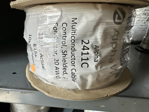 Alpha Wire 2411C 20/2C Shielded CMG 330FT