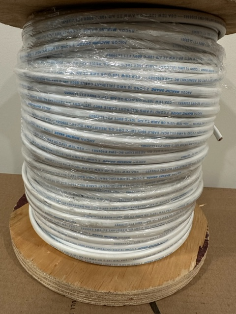 Anchor Marine Grade Boat Cable 16/2 safety duplex 105C 600V 500 Feet