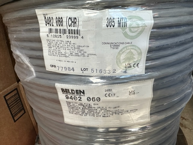 Belden 9402 20 AWG 2PR Control Cable PVC 500 Feet