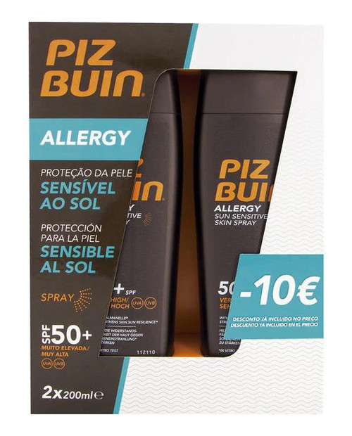 Pack duplo spray allergy SPF50+ piz buin