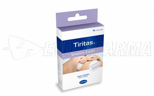 Hartmann tiritas sensitive - sensitive elastic. 1 UD. de 8 cm x 1 m.
