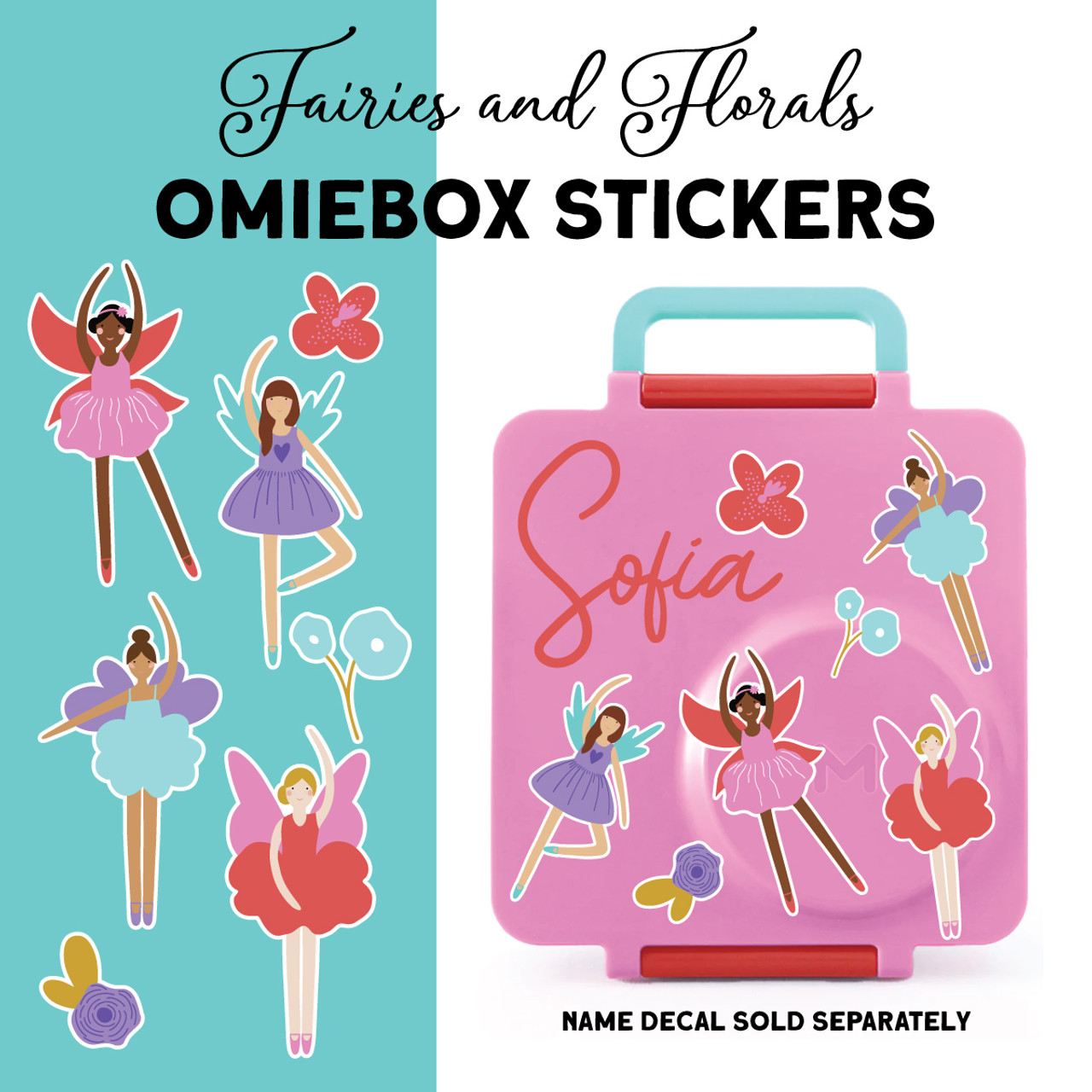 Fairies and Florals OmieBox Stickers