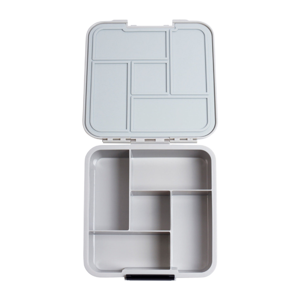 Leed's Grey PLA Bento Box with Band and Utensils