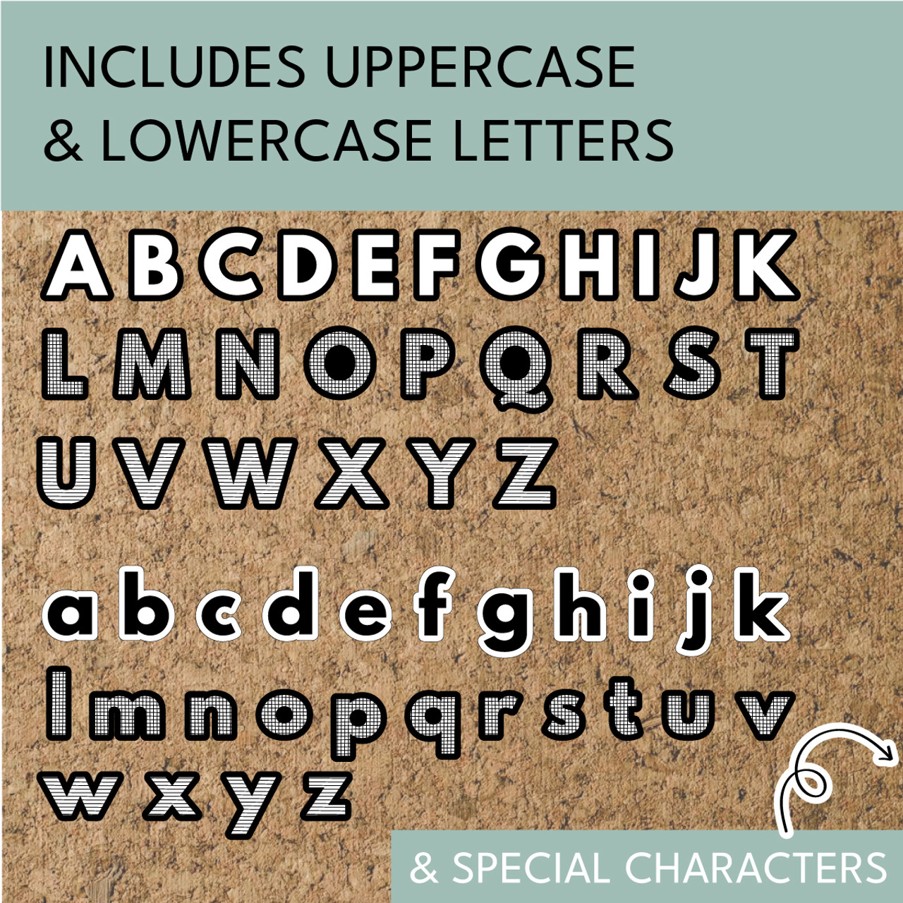 Customizable Bulletin Board Letters Canva Template Customizable Bulletin Board Letters Canva Template